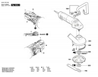 Bosch 0 601 373 703 Gbr 14 C Concrete Grinder 230 V / Eu Spare Parts